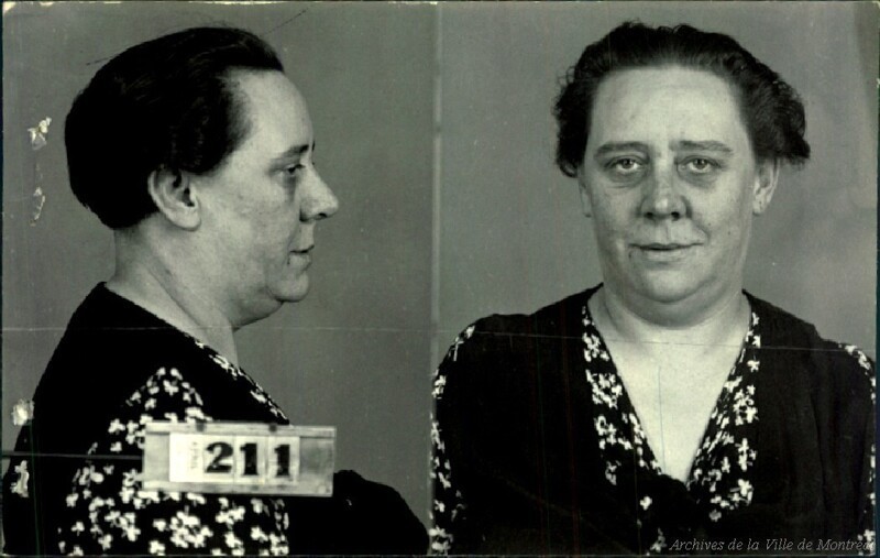 Лина Тони,  арестована 1 декабря 1941 г. за содержание борделя