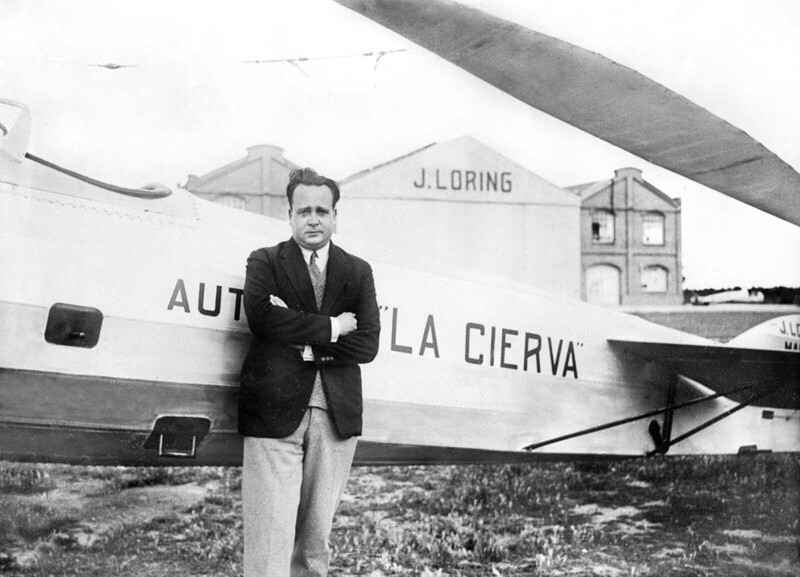Испанский инженер Хуан де ла Сиерва, изобретатель автожира, 1929