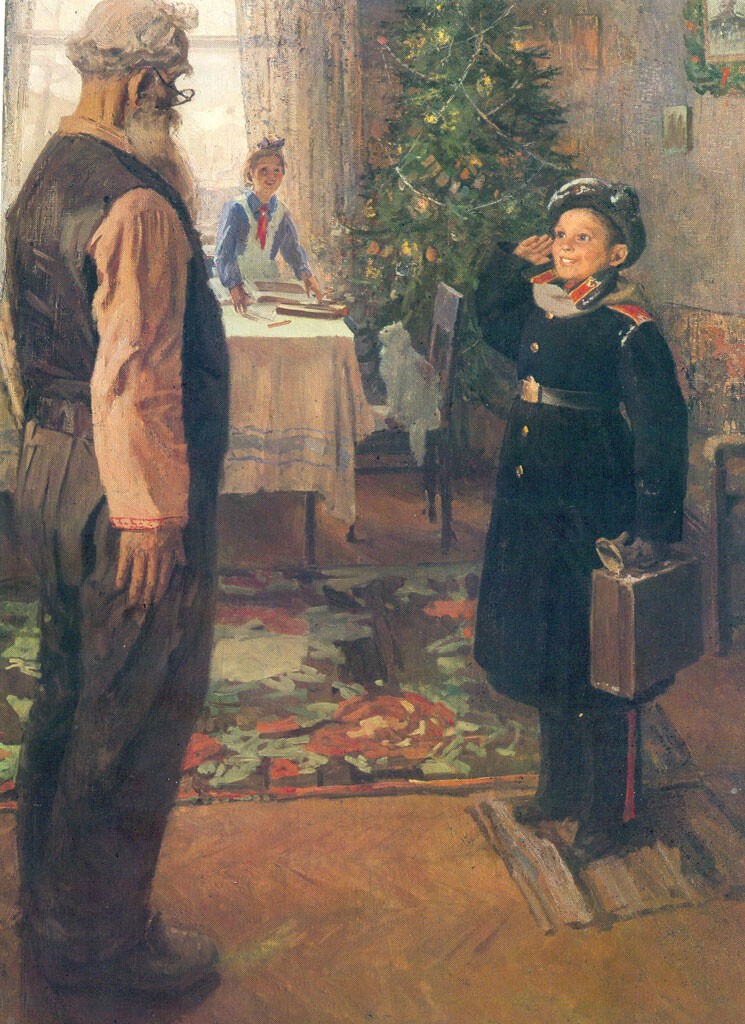 Федор Павлович Решетников – «Прибыл на каникулы», 1948