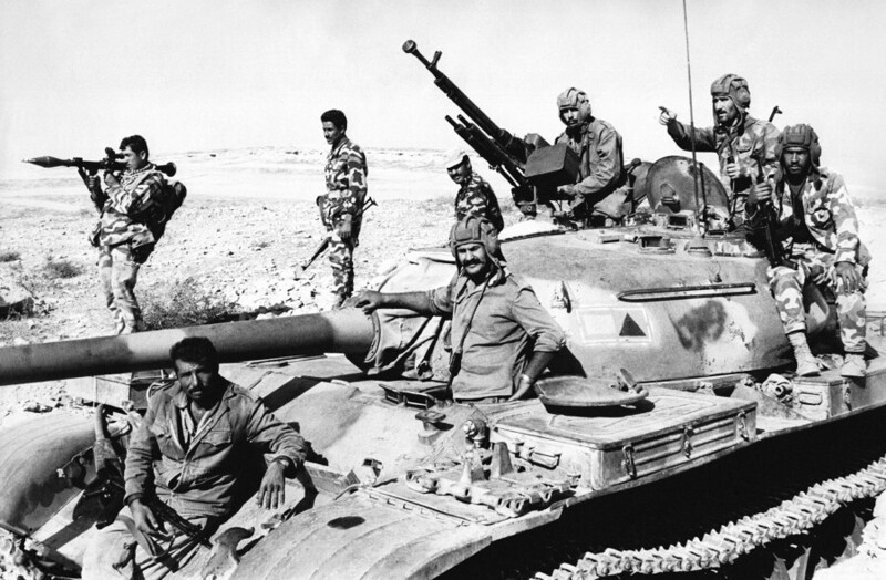 Ноябрь 1970 года. Армия освобождения Палестины (АОП) на границе между Сирией и Иорданией. Фото Christian Hirou.