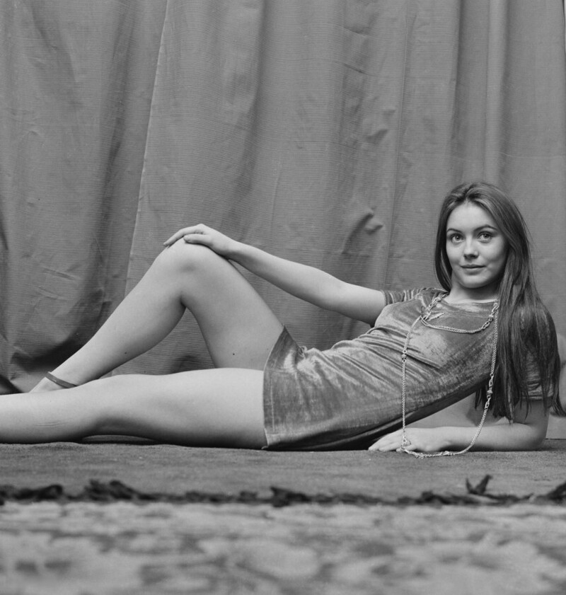 23 ноября 1970 года. Британская актриса и модель Лесли-Энн Даун. Фото Reg Burkett.