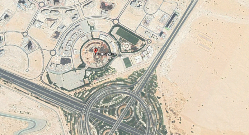 Сад чудес Дубая из космоса