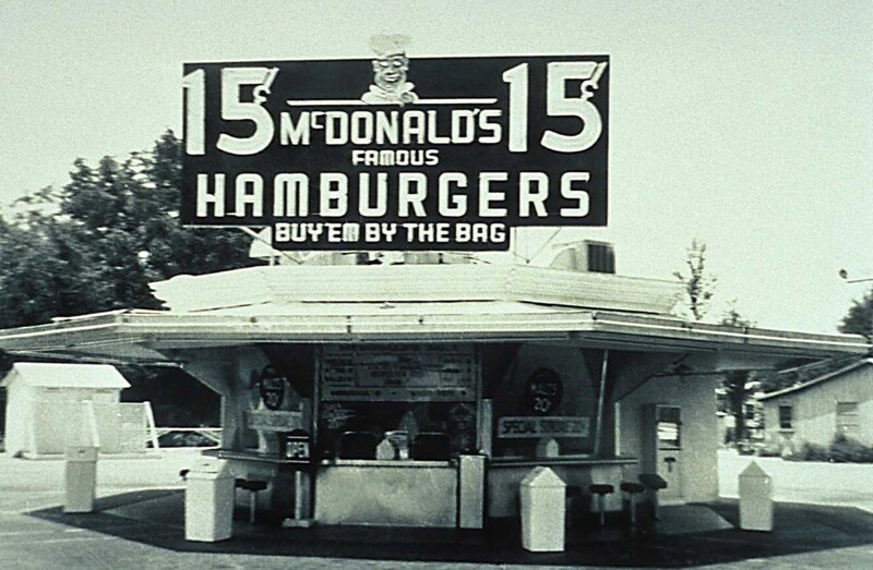 8. Первый Макдональдс. Сан-Бернардино, Калифорния, 1940 год