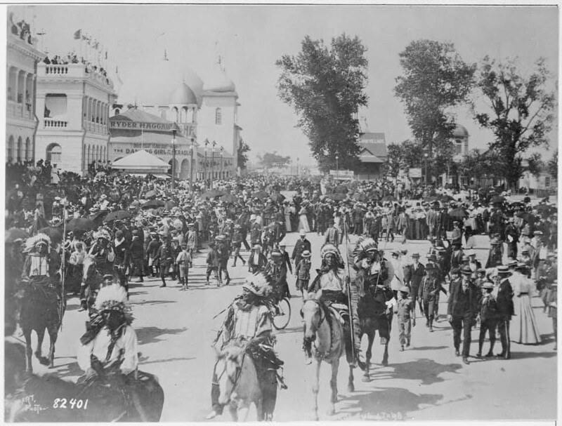 Парад Индейцев в Омахе, 4 августа 1898