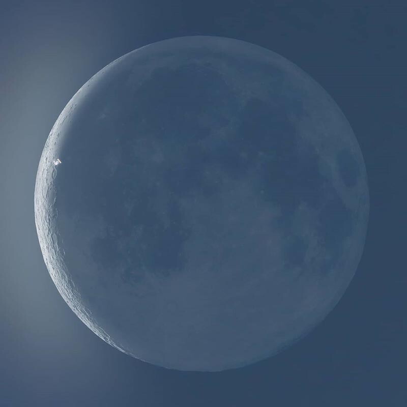 Удивительные фотографии полёта МКС на фоне Солнца и Луны