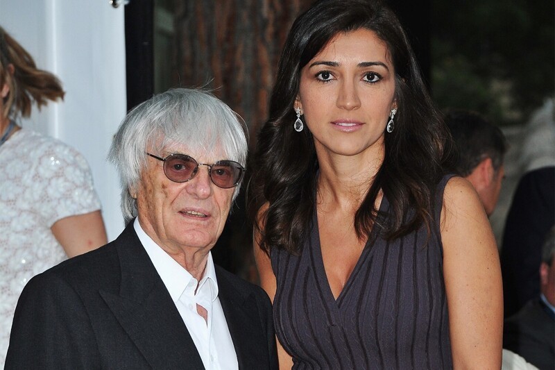 4. Берни Экклстоун (89 лет) - бывший руководитель "Формулы-1" и его 44-летняя супруга Фабиана Флози