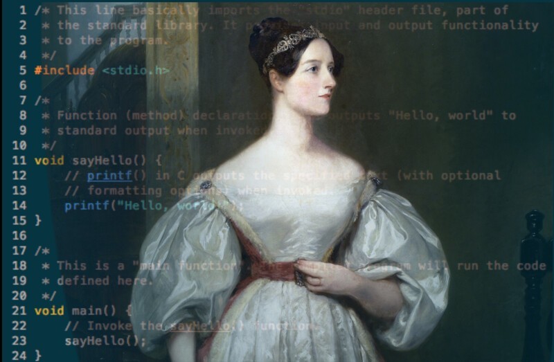 Ада Лавлейс и первый язык программирования