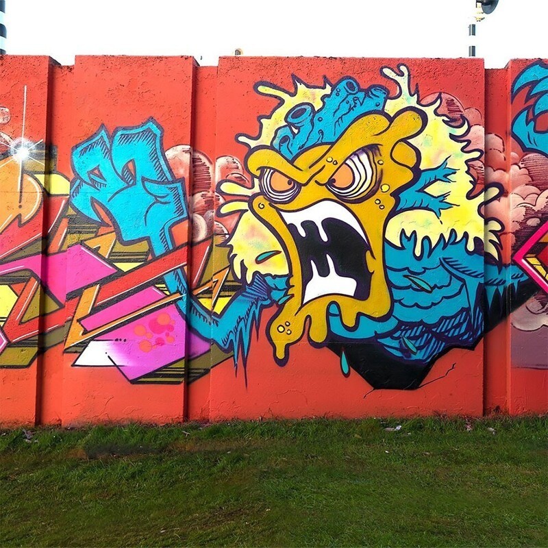 "Медвежья яма" - место, где живут граффити