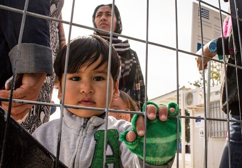 "Карантин в лагере беженцев" - Орестис Илиас, Греция