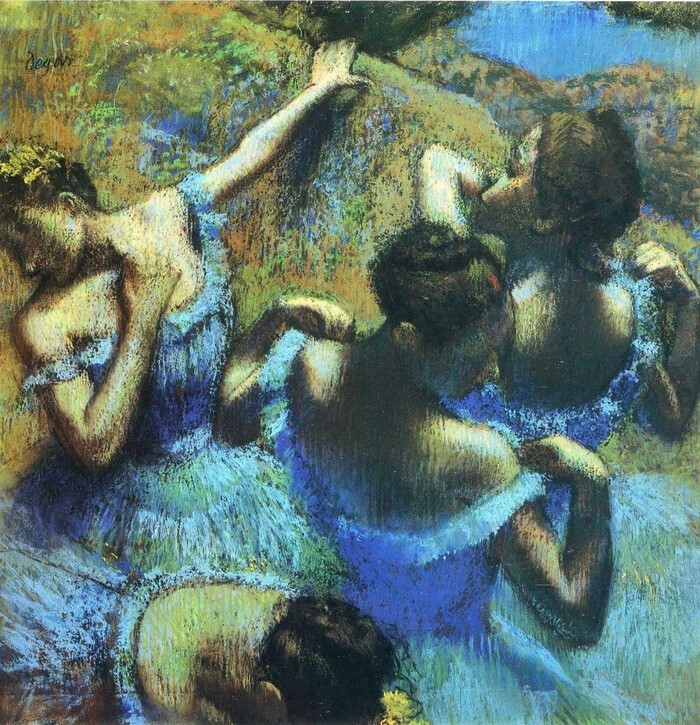 Эдгар Дега – «Голубые танцовщицы», 1898