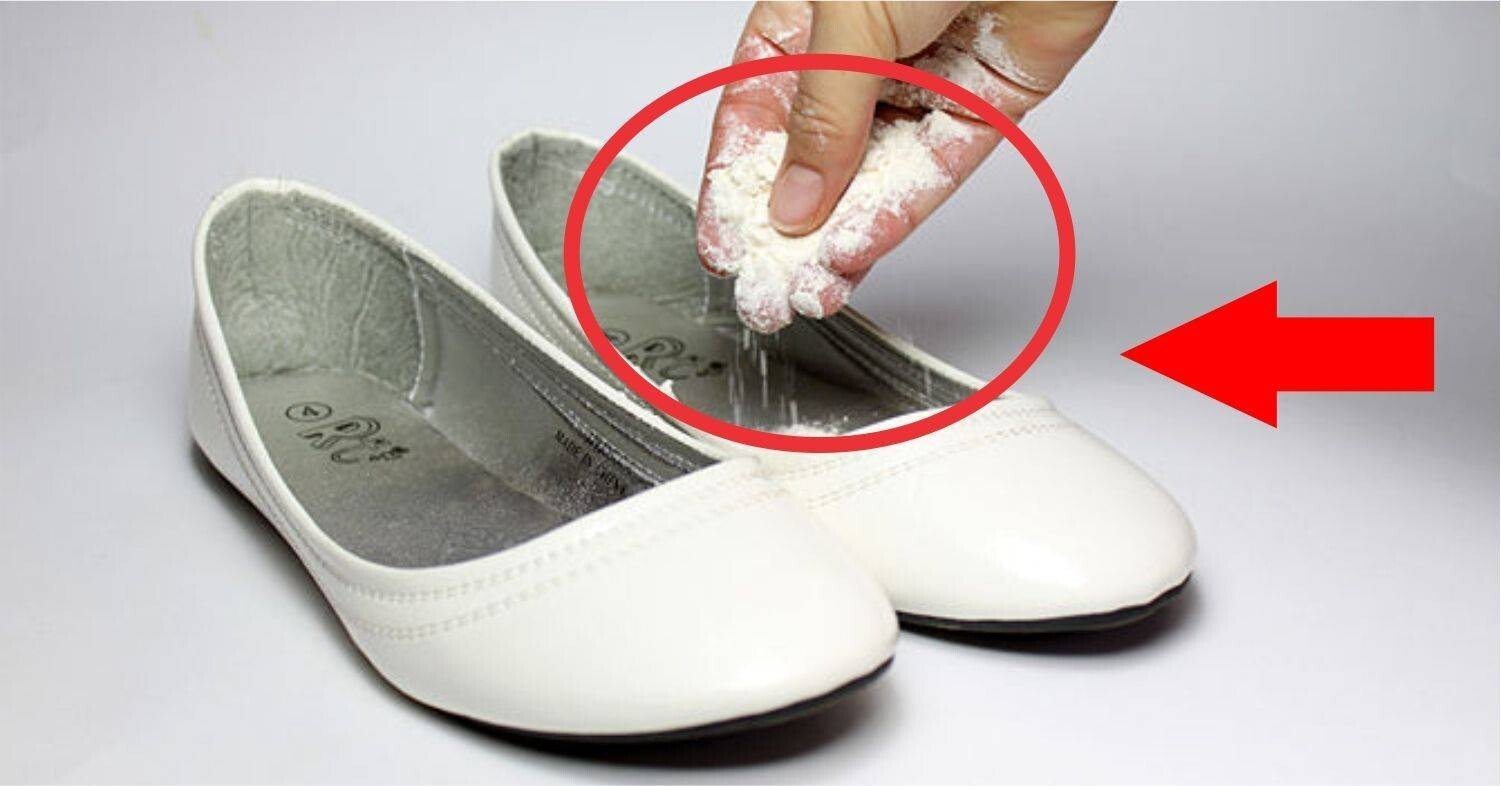 Как избавить обувь от запаха. Сода в обувь. Обувь изнутри. Туфли внутри. Обувь для потливых ног.