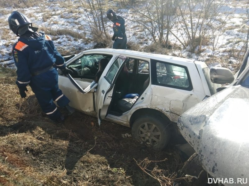 Авария дня. Три человека пострадали в Хабаровском крае
