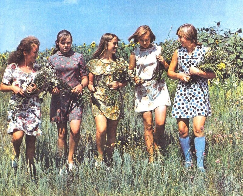 1973 год, в деревне летом