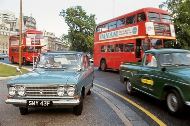 Автомобиль «Москвич–408», 1967 год, Лондон