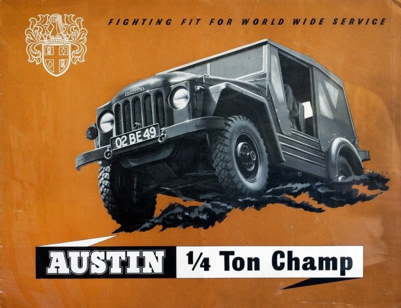 История создания многоцелевого внедорожника Austin Champ для нужд британской армии