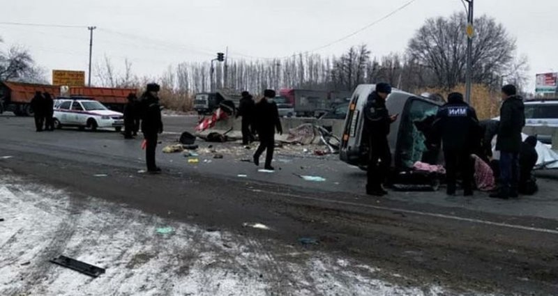 Авария дня. Страшное ДТП с шестью погибшими в Кыргызстане