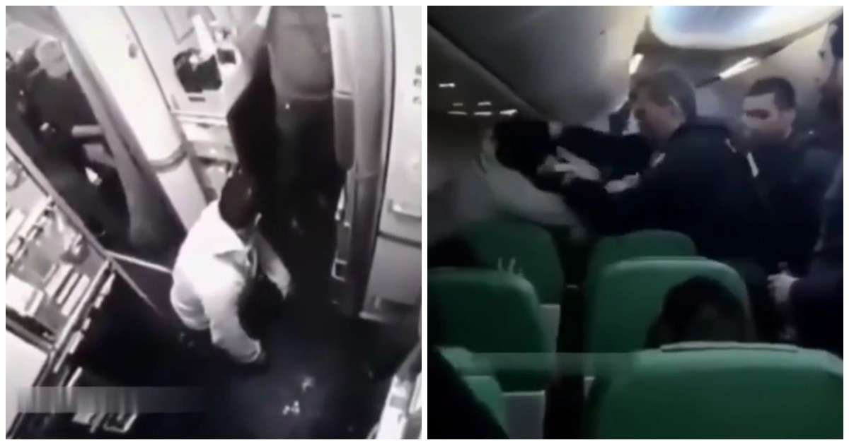 Русский и мусульманин в самолете