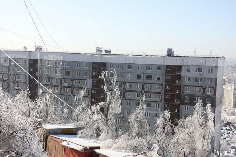 Владивосток после ледяного  апокалипсиса