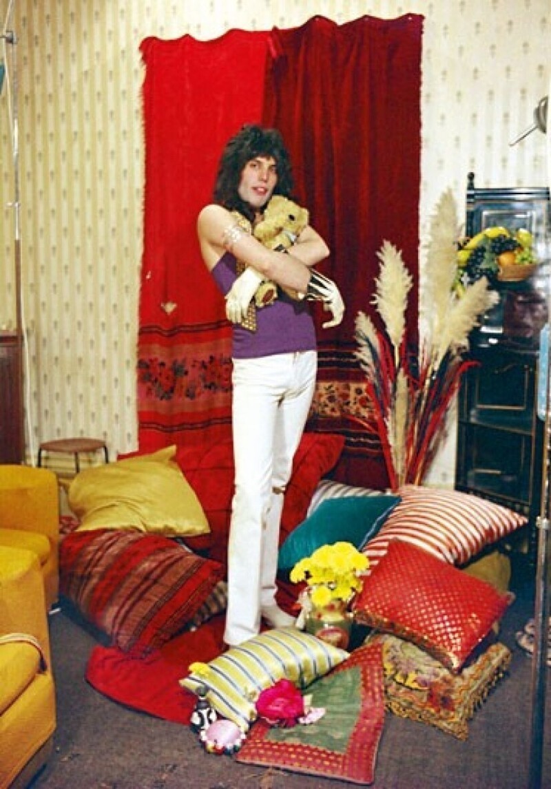 Фотосессия для группы Queen в квартире Фредди в Холланд-парке.