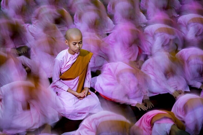"Медитация", Мьянма, @swetun