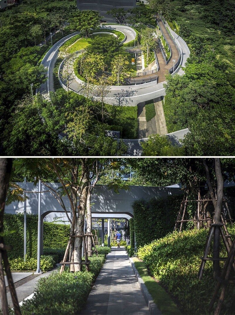Жилой комплекс IDEO 02, Бангкок - Лучшая ландшафтная архитектура в жилой зоне