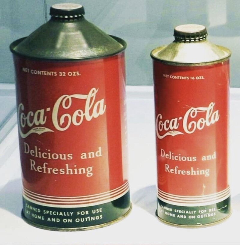 Coca-Cola в банках. 1936 год.