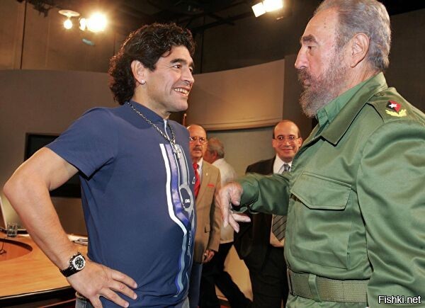 Фидель Кастро и Марадона
