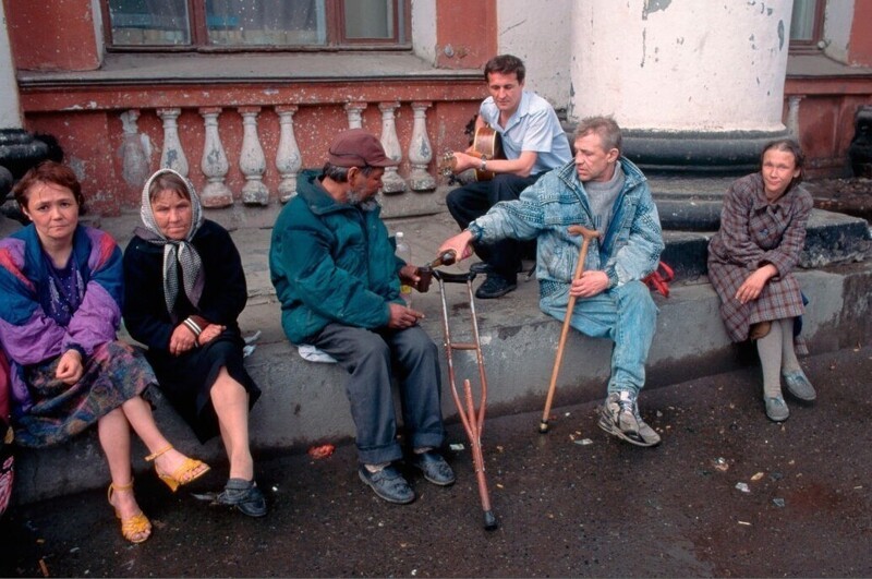 Бездомные на вокзале Екатеринбурга