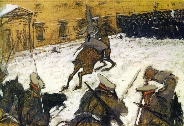 Валентин Серов – «Солдатушки, бравы ребятушки, где же ваша слава?», 1905