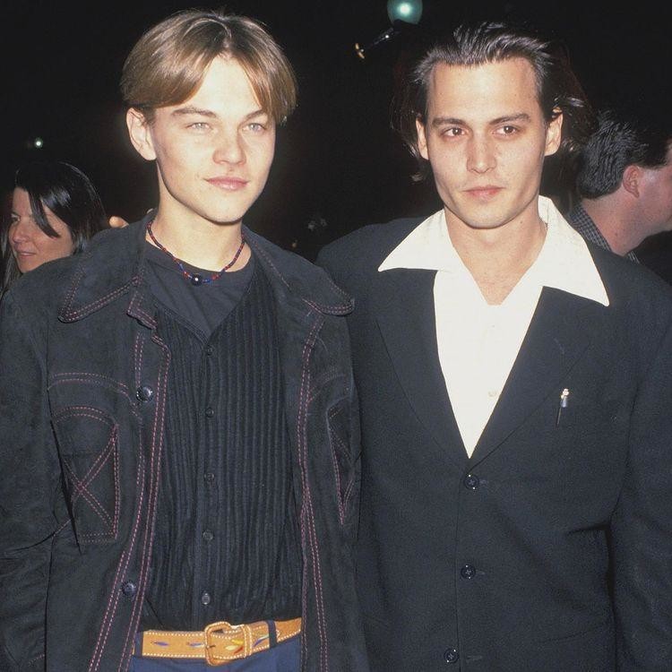 Леонардо Ди Каприо и Джонни Депп, 1993 год