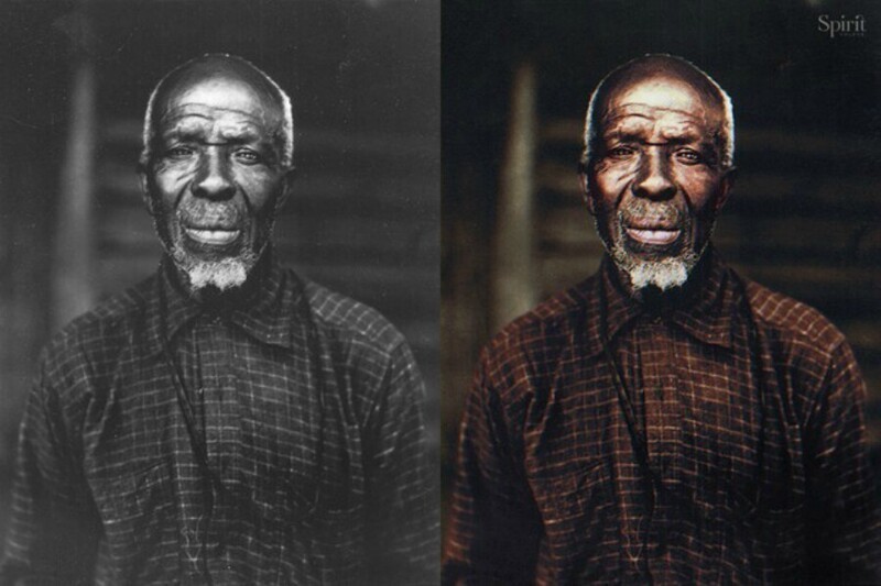 Куджо Льюис - единственный оставшийся в живых бывший раб, привезенный в США из Африки, 1931 год