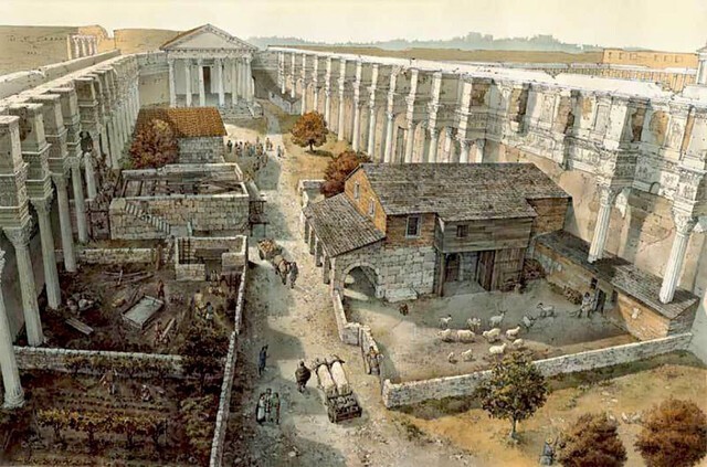 Форум Нервы, Рим, Италия, IX в.н.э.