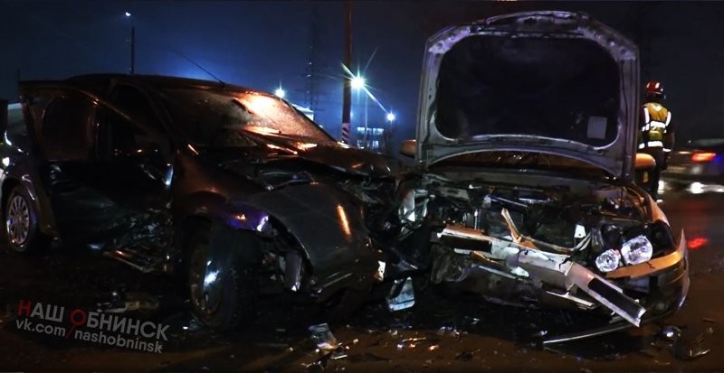 Авария дня. ДТП с тремя иномарками в Калужской области