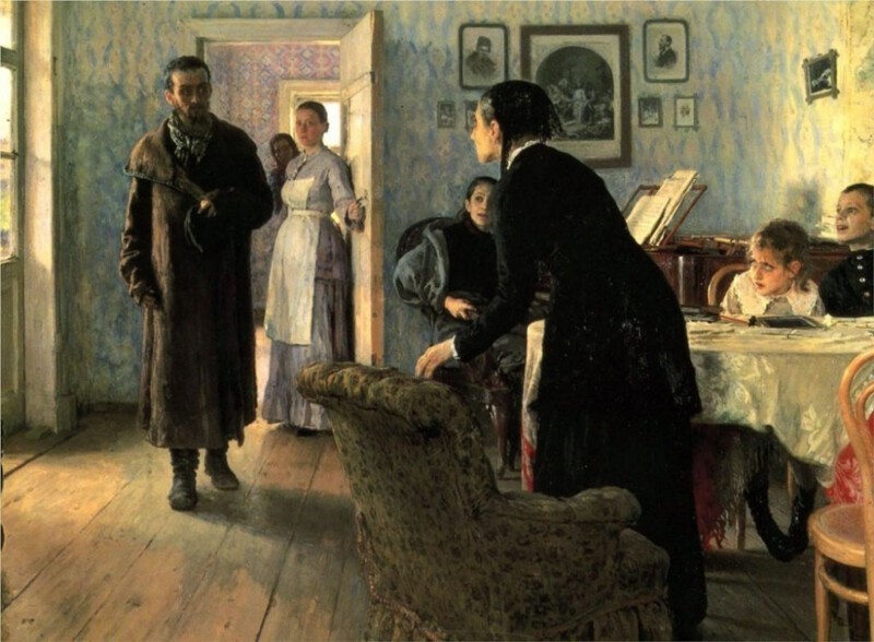 «Не ждали», кисти Ильи Репина 1884−1887 гг.