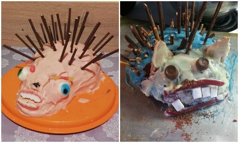 30 неудачных тортов в виде ежей прямиком из ночных кошмаров