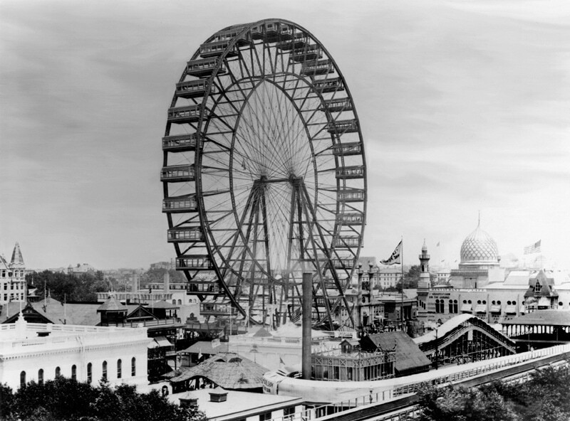 Первое колесо обозрения, Чикаго (1893-1906)