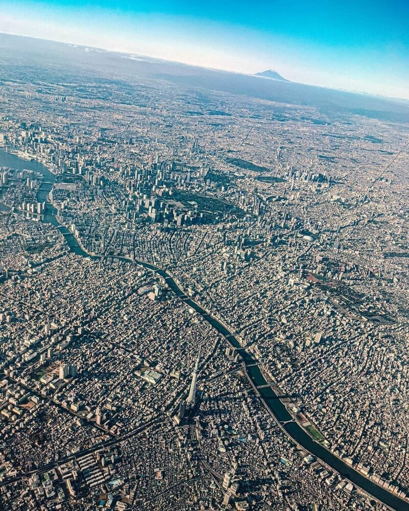 фото японии с высоты птичьего полета