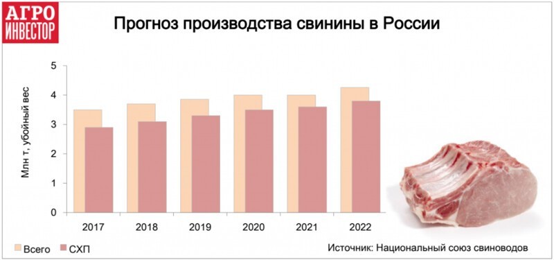 Россия, впервые за 30 лет, проживет без импортной свинины