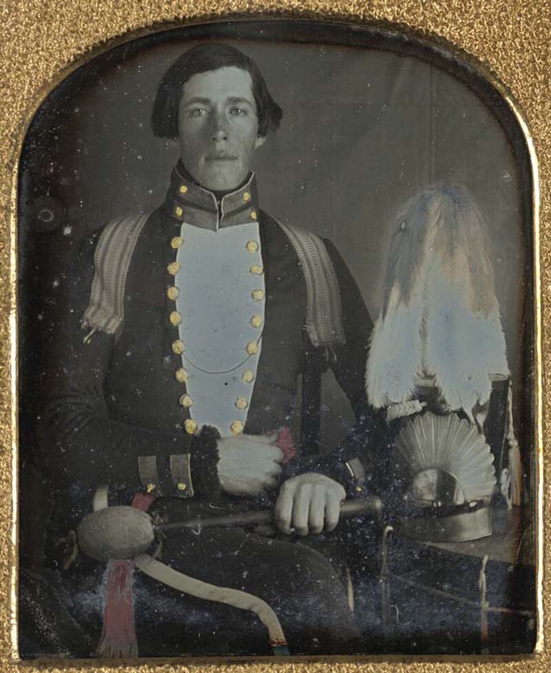 Барабанщик времен американо-мексиканской войны (1846-1848 гг.)