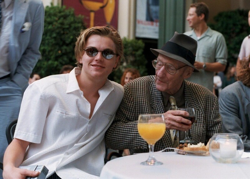 Леонардо Ди Каприо и Уильям Сьюард Берроуз, 1996 год.