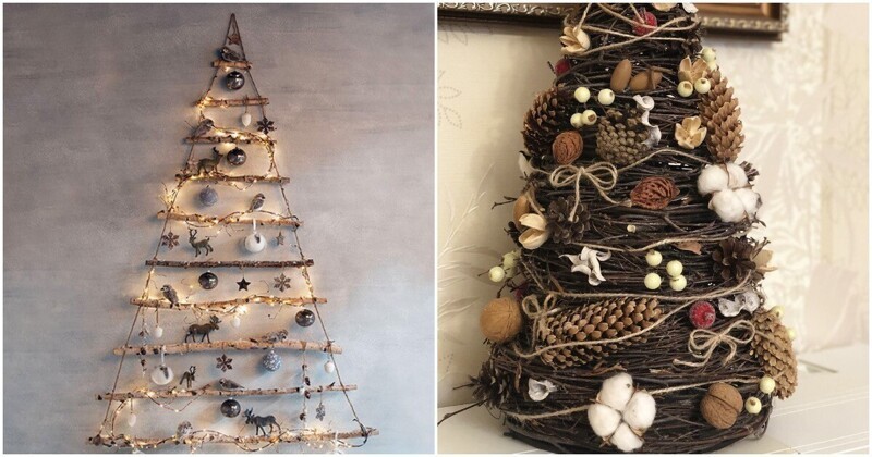 Идеи на тему «Необычные елки своими руками» (17) | ёлки, рождественские поделки, поделки