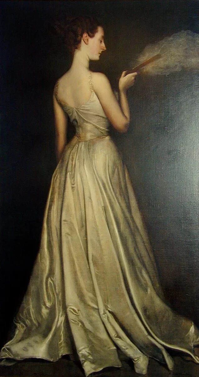 Антонио де ла Гандара– «Портрет мадам Готро», 1897. Наша мадам очень любила этот портрет: