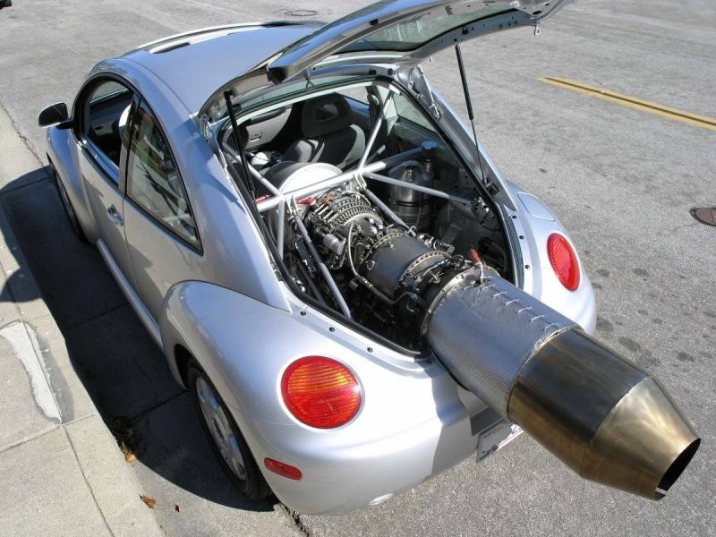 Volkswagen Beetle за 40 миллионов рублей, оснащенный газотурбинным двигателем