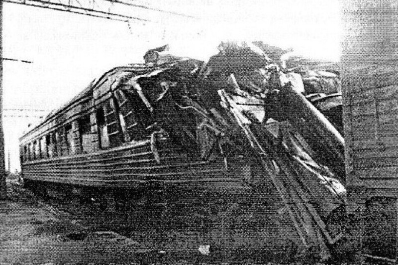 Крушение на станции Каменская 7 августа 1987 года.