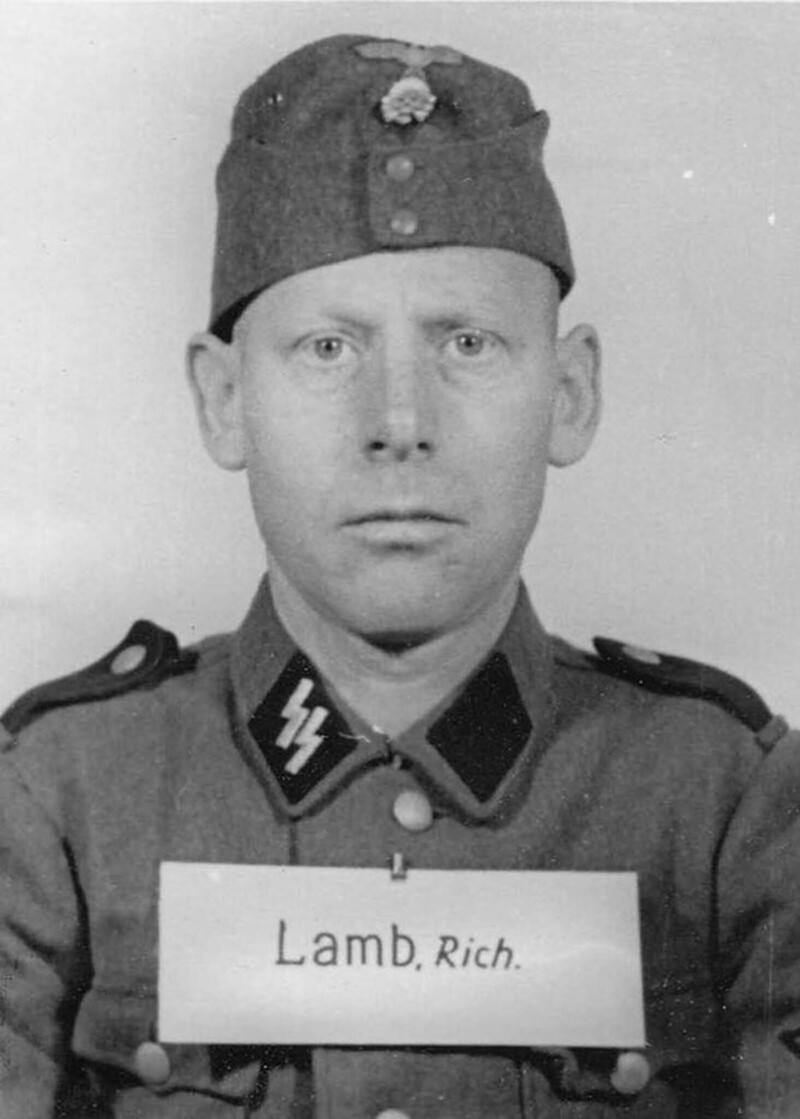 Ричард Ламб, бывший шахтер, в СС с 1935г., роттенфюрер