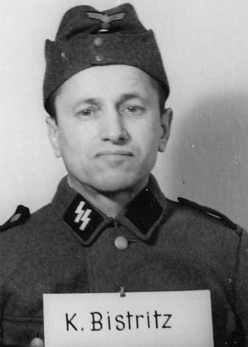 Коломан Бистриц, бывший фермер, в СС с 1944г.