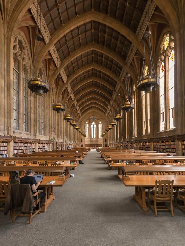 Читальный зал в Вашингтонском университете, США