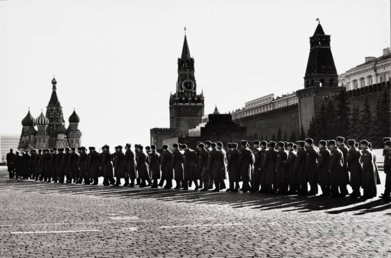 Солдаты на Красной площади