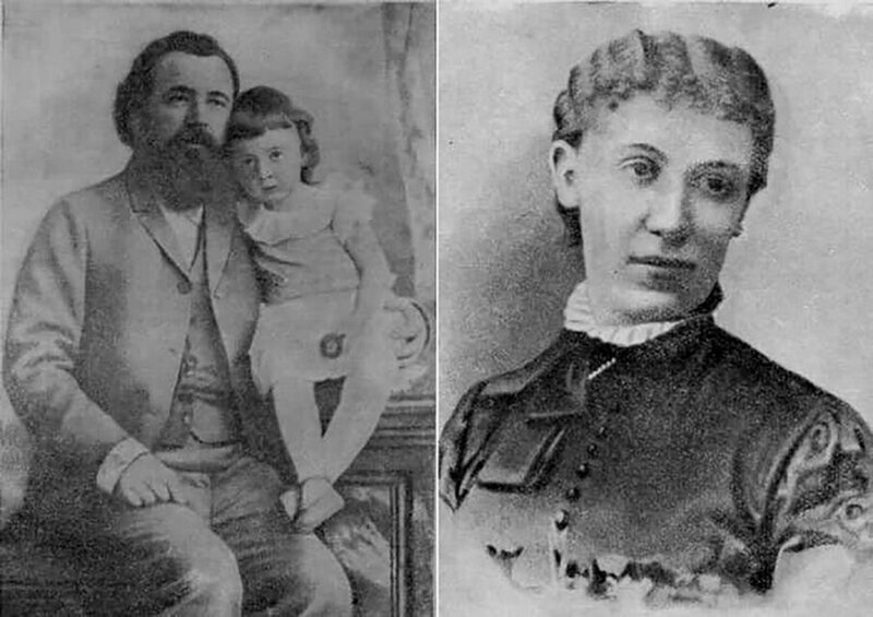 Склифосовский Николай Васильевич с дочерью Тамарой и жена Софья
