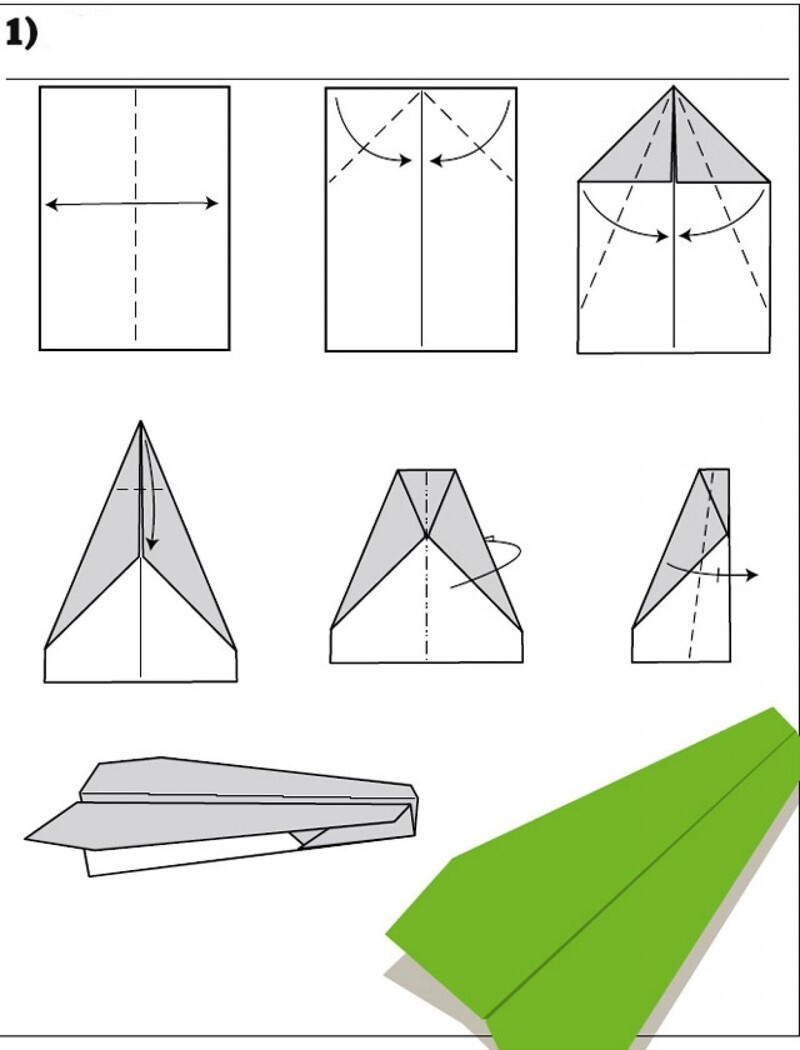 Как сделать самолетик из бумаги, который далеко летит